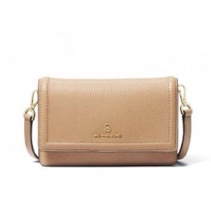 Michael Kors Jet Set Charm Small Phone Crossbody in Camel, New w/Tag